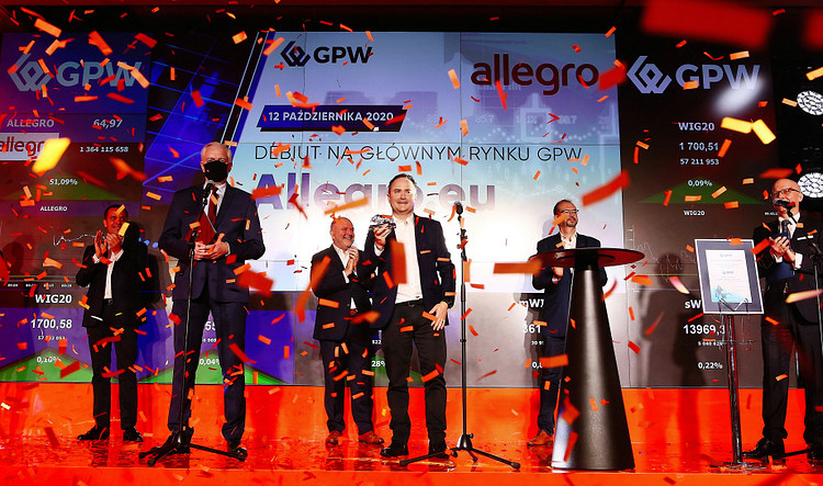 allegro,wig20,debiut,rekordowe,ipo