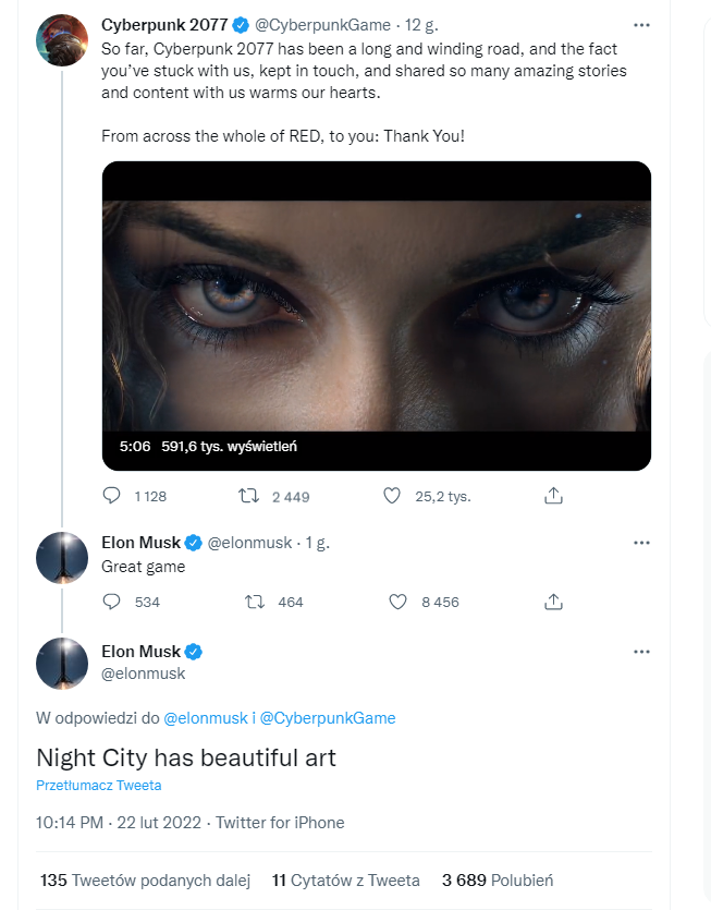 elon, musk, twitter, cdprojekt