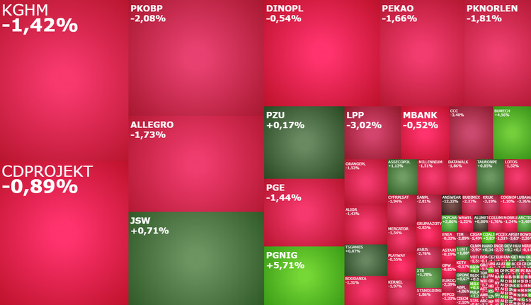 pzu, pkobp, pgnig, jsw, bumech, neuca