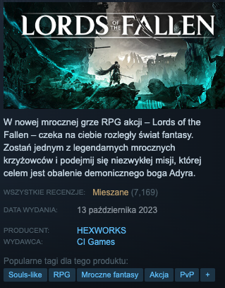 lordsofthefallen, wyniki, recenzje
