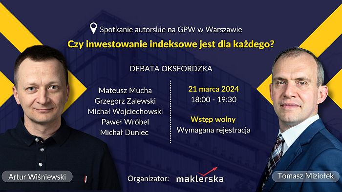 spotkanie, autorskie, inwestowanie, ksiązka, maklerska,