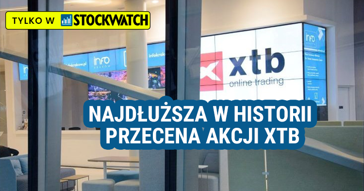 xtb, najdluzsza, przecena, akcji, prognozy, 2024