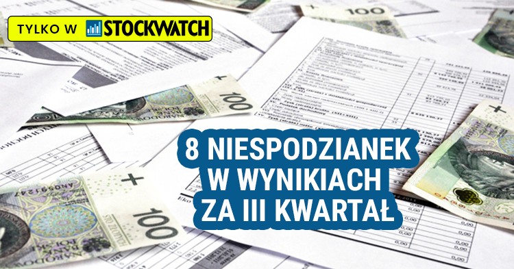 znane, spółki, wyniki, raporty, duże, niespodzianki