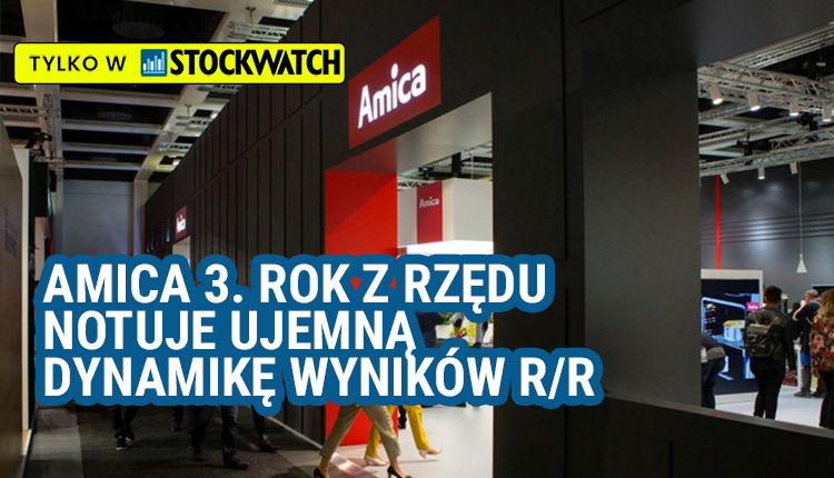 Amica, trzeci, rok, rzędu, notuje, ujemną, dynamikę, wyników