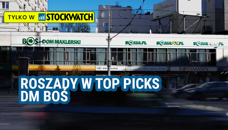 Roszady, liście, top, picks, DM, BOŚ, CDProjekt, dodany, krótkich, pozycji