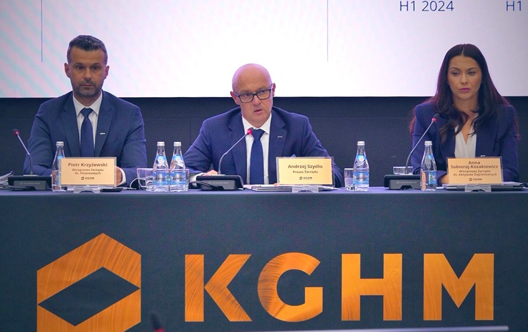 KGHM, zakłada, wzrost, produkcji, miedzi, w, drugim, półroczu, 2025,