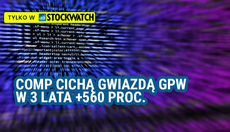 Comp, cichą, gwiazdą, GPW, Cyberbezpieczeństwo, napędza, kurs, akcji