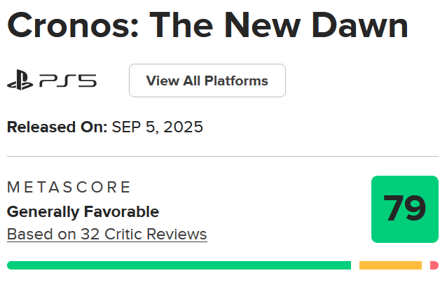 Metacritic, Cronos