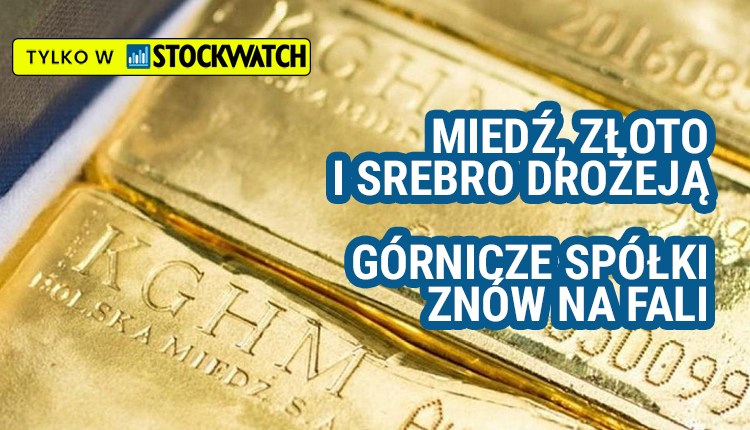Miedź, złoto, srebro, drożeją, Górnicze, spółki, znów, na, fali