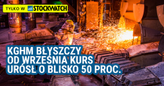 KGHM znów błyszczy. Analitycy widzą potencjał na dalszy rajd kursu i wyższe zyski