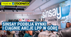 Moda na LPP trwa. Sinsay podbija rynki i ciągnie akcje w górę