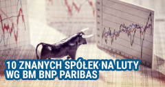 10 znanych spółek na luty wg BM BNP Paribas