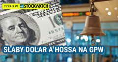 Słaby dolar a hossa na GPW. Analitycy: USD/PLN może spaść nawet do 3,30 zł