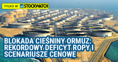 Blokada Cieśniny Ormuz a cena ropy – deficyt i scenariusze rynkowe 2026