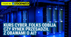 Kurs akcji cyber_Folks odbija dzięki mocnym wynikom. Czy rynek przesadził z obawami o AI?