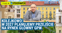 Kolejkowo: W 2027 r. planujemy przejście na rynek regulowany GPW
