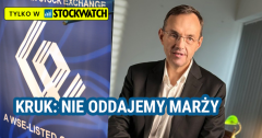 Kruk: Nie oddajemy marży. Pierwszy kwartał był całkiem dobry, kolejny również wygląda dobrze